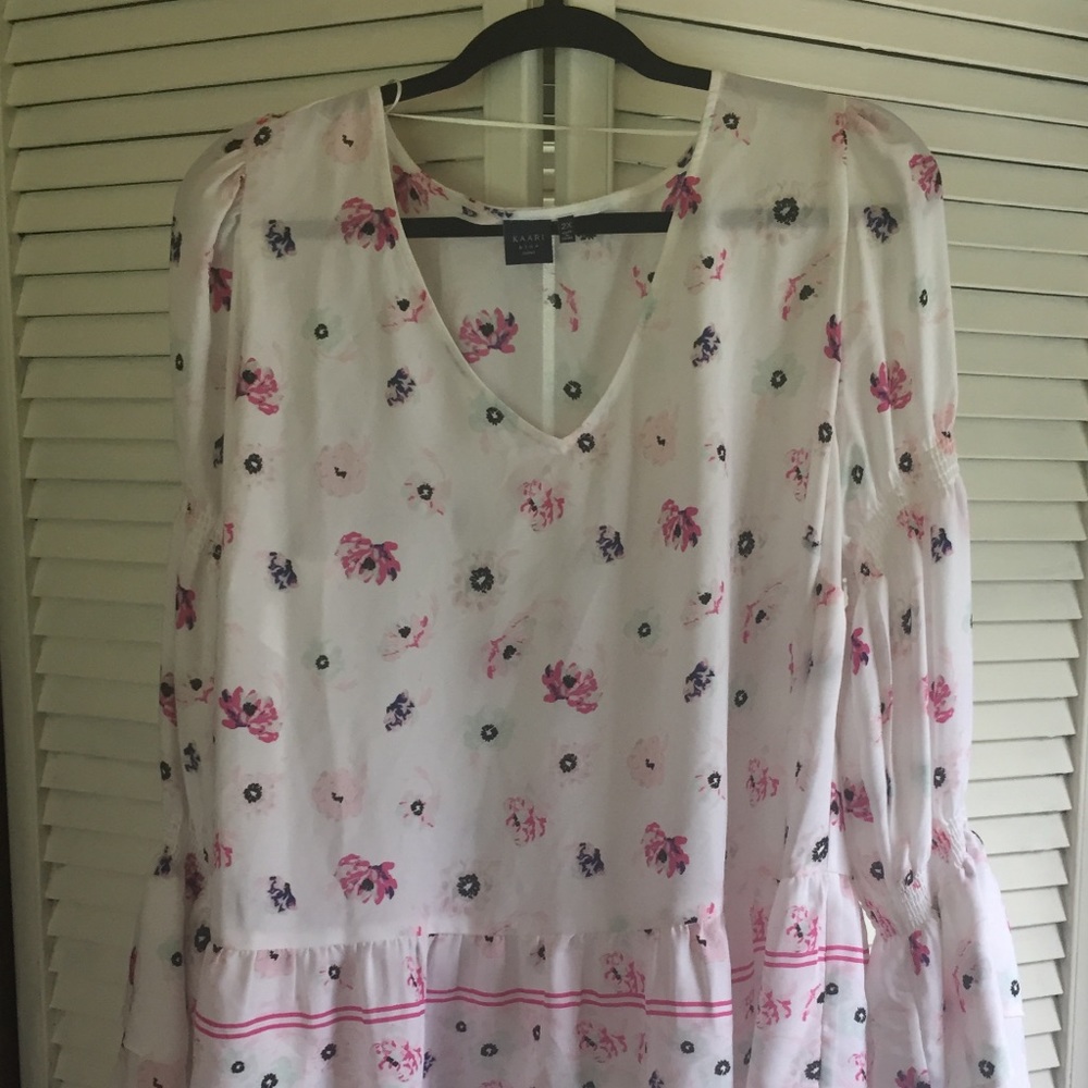 Sweet Kaari blue blouse 2x